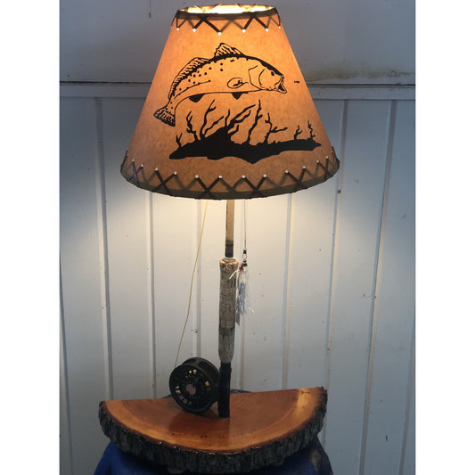 Fly Reel Night-Stand Lamp #1590