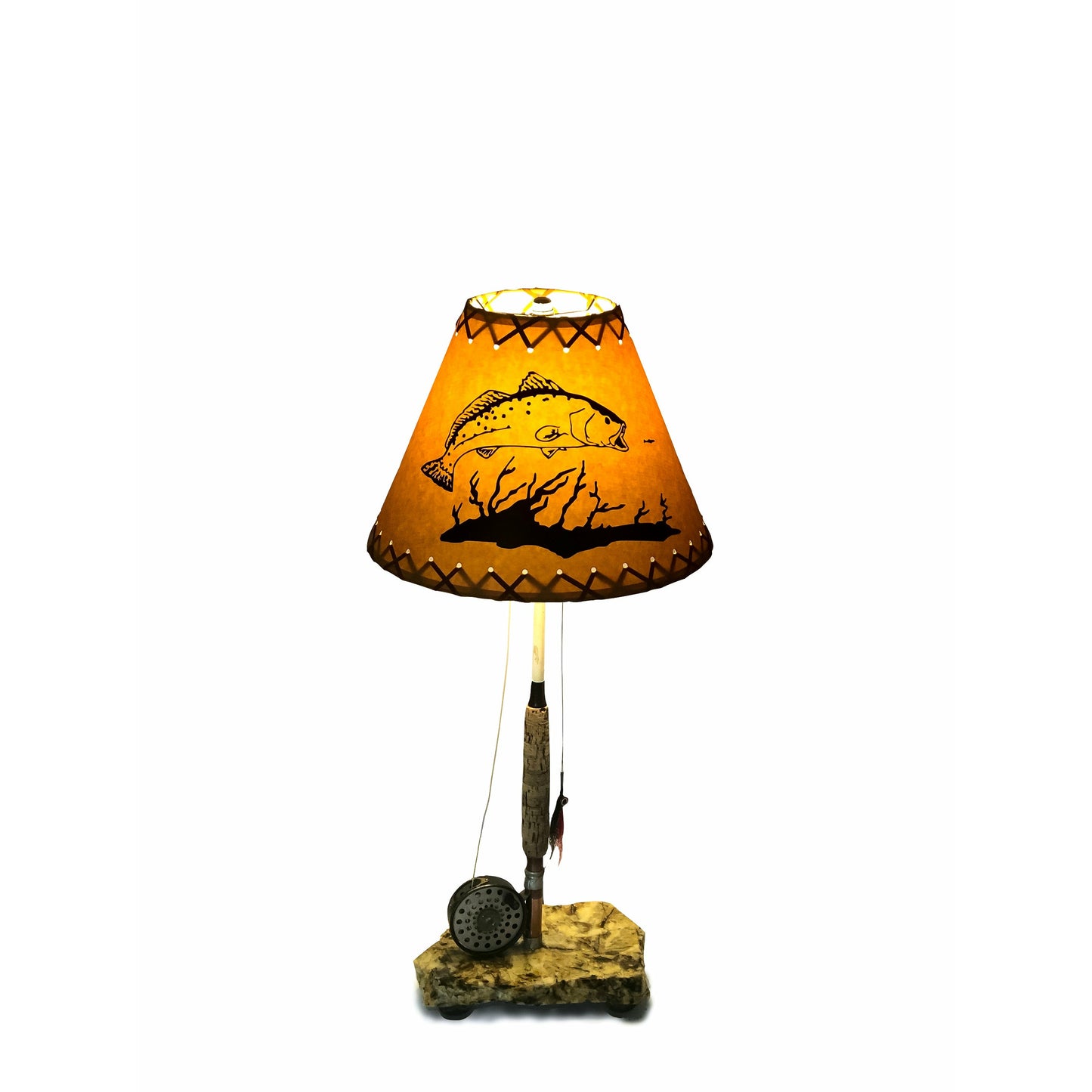 Fly Reel Night-Stand Lamp #1764